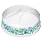 Крышка для СВЧ D=240мм Бытпласт Листья 4331388