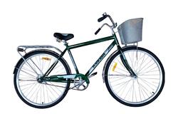 Велосипед 28" BLACK AQUA Sity 181 мужск.рама, рост 20", +корзина, зелёный