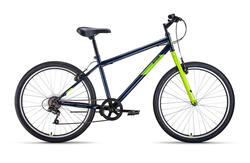 Велосипед 26" ALTAIR MTB HT 1.0 рост 17", 7ск., т.синий/зелёный