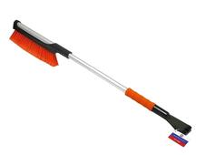 Щётка д/уборки снега со скребком 62-85см. телескоп. ручка М5 М2085