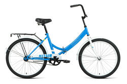 Велосипед 24" ALTAIR City FR складная рама, рост 16", голубой/белый