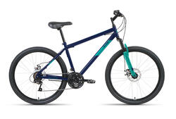 Велосипед 26" ALTAIR MTB HT 2.0 D рост 19", 21ск., т.синий/бирюзовый