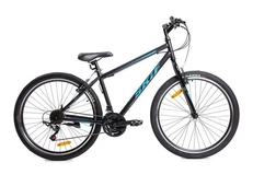 Велосипед 27,5" SKIF MTB HT рост 17", 21ск., т.серый/бирюзовый