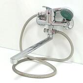 Смеситель д/ванны PL ЭКО PL 2072-102,гусак L 30см,картридж 35мм,вытяжной дивертор