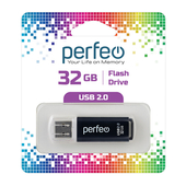 USB накопитель 32Gb Perfeo C13 Black