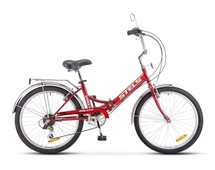 Велосипед 24" STELS Pilot 750 V складн.рама 14", 6ск., красный