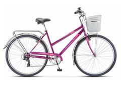 Велосипед 28" STELS Navigator-355 V мужск.рама +корзина, рост 20", пурпурный