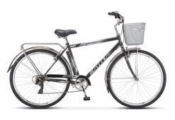 Велосипед 28" STELS Navigator-350 V мужск.рама +корзина, рост 20", чёрный