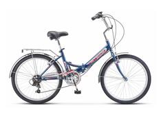 Велосипед 24" STELS Pilot-750 V складн.рама 14", 6ск., синий