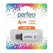 USB накопитель 4Gb Perfeo C13 White