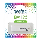 USB накопитель 8Gb Perfeo C05 White
