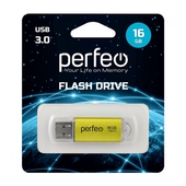 USB 3.0 накопитель 16Gb Perfeo C14 Gold