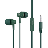 Наушники с микрофоном Внутриканальные More choice G38 Emerald (изумруд)