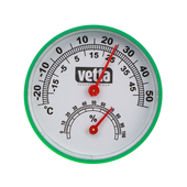 Термометр+влагометр VETTA круглый d6,3см. 473-044