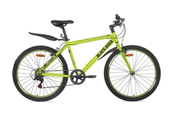 Велосипед 26" Black Aqua City 1601V рост 18", 6 ск. лимонный