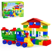 *Конструктор 68 дет. "Ж/д станция. Мой город" Соломон Россия 3142416