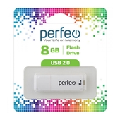 USB накопитель 8Gb Perfeo C04 White