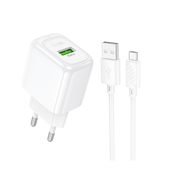 СЗУ 3000mAh HOCO 1USB + micro USB CS52A White 1м