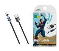Дата-кабель USB-Type C 1.0м. More choice K61Sa Magnetic нейлон 3.0A Black
