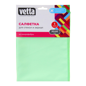 Салфетка для стёкол/зеркал 1шт. 30*40см. VETTA 448-073