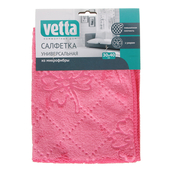 Салфетка из микрофибры 30*40см. VETTA универс., 300гр/кв.м. 448-190