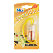 Ароматизатор подвесной NEW GALAXY Freshline Ваниль бутыл. с дерев.крышкой 794-342