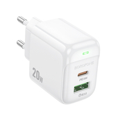 СЗУ 3000mAh Borofone 1USB/1Type-C BAS44A White