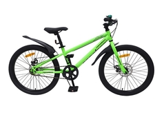 Велосипед 24" NAMELESS Sport D диск торм., зелёный неон/чёрный