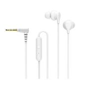 Наушники с микрофоном Внутриканальные Perfeo KNOB бел. PF_C3210