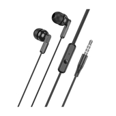 Наушники с микрофоном Внутриканальные Hoco M121 Black