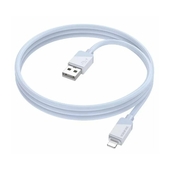 Дата-кабель USB-8pin 1.0м. Borofone BX107 ПВХ Blue 2.4A