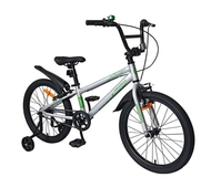 Велосипед 20" NAMELESS BMX Sport MX трюк., тормоза V-brake, серебристый/зелёный