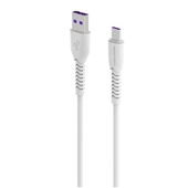 Дата-кабель USB-Type C 1.0м. More choice K51a TPE White 5.0A