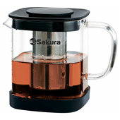 Чайник заварочный 1,0л. SAKURA SA-TP01-1000 кувшин, фильтр-сеточка