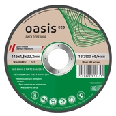 Отрезной круг по металлу 180*1,6*22 Oasis Eco