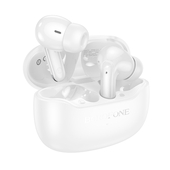 Наушники беспроводные внутриканальные с мик. Borofone FQ1 Shine White