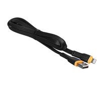 Дата-кабель USB-8pin 1.0м. Borofone BX118 TPE Black 2.4A