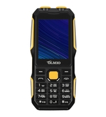 Телефон сотовый Olmio X02 черн./желт.