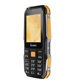 Телефон сотовый Olmio X04 черн./оранж.