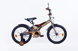 Велосипед 16" BLACK AQUA Sharp KG1610 серый-оранжевый