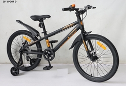 Велосипед 16" NAMELESS Sport S2 чёрный/оранжевый