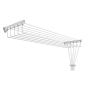 Сушилка для белья настенно-потолочная НИКА СНП1,4 (5 стерж. по 1,4м., max нагруз.10кг.)