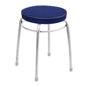 Табурет Nika НТ2/СН серо-синий