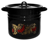 Кастрюля 9,0л. С1622.Р*05 Рябина эмаль
