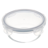 Контейнер пищевой 0,6л. кругл., стекло жаропроч., крышка на защелк. VETTA 825-013