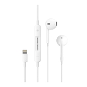 Наушники с микрофоном Внутриканальные More choice G15i White 8-pin