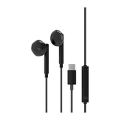 Наушники с микрофоном Внутриканальные More choice G19a Black Type-C
