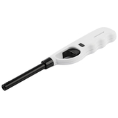 Зажигалка газовая, пьезоподжиг, дозаправка ECOS JW-61-W белая 157826