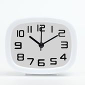 Будильник 10х8.0см бел. 9866036