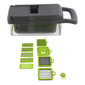 Овощерезка SAKURA SA-VS04BK 12 в 1, насадки, контейнер